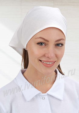 Косынка белая бязь ГОСТ арт. ГУ-12-53-БЗ