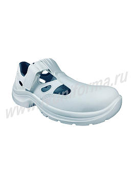 Сандалии белые унисекс арт. 06103 (ТП)