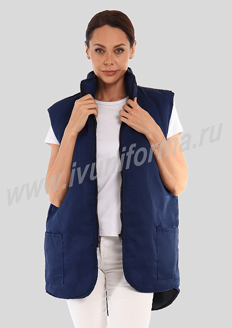 Жилет утепленный женский арт. Р-06-163-ГР